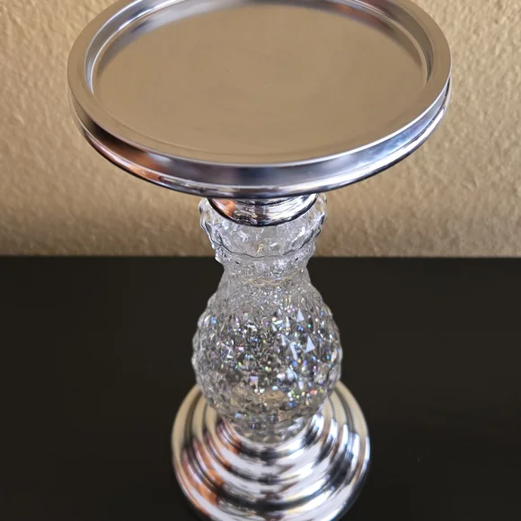 Bath & Body Works Crystal and Silver Candle Holder - Picture 3 of 3
